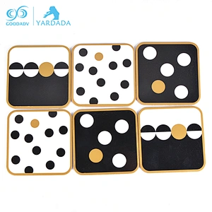 Durable Heat Resistant mdf coasters coffee cup coasters