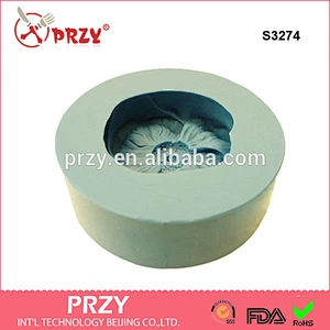 S3274 Hot-selling China Supplier 100% Food Grade flower Silicone Soap Moulds