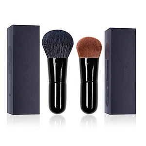 wholesale private label single foundation and powder makeup brush mini cosmetic