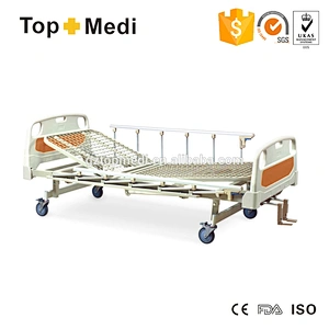 Medical Devices guangzhou two funtion Manual Nursing Hospital equipment bed manufacturer prices