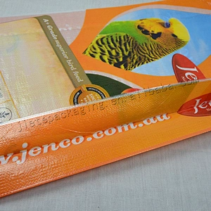 Plastic petfood bag pp animal feed packaging sack with design printing