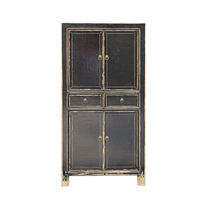 Antique Chinese Wooden lacquered drawer storage kitchen Cabinet/Cupboard