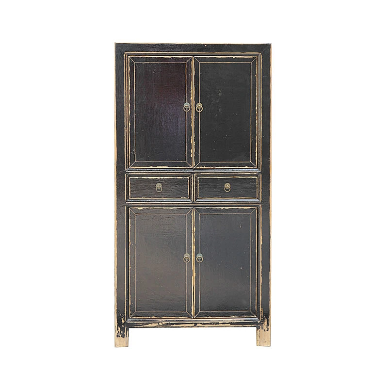 Antique Chinese Wooden lacquered drawer storage kitchen Cabinet/Cupboard