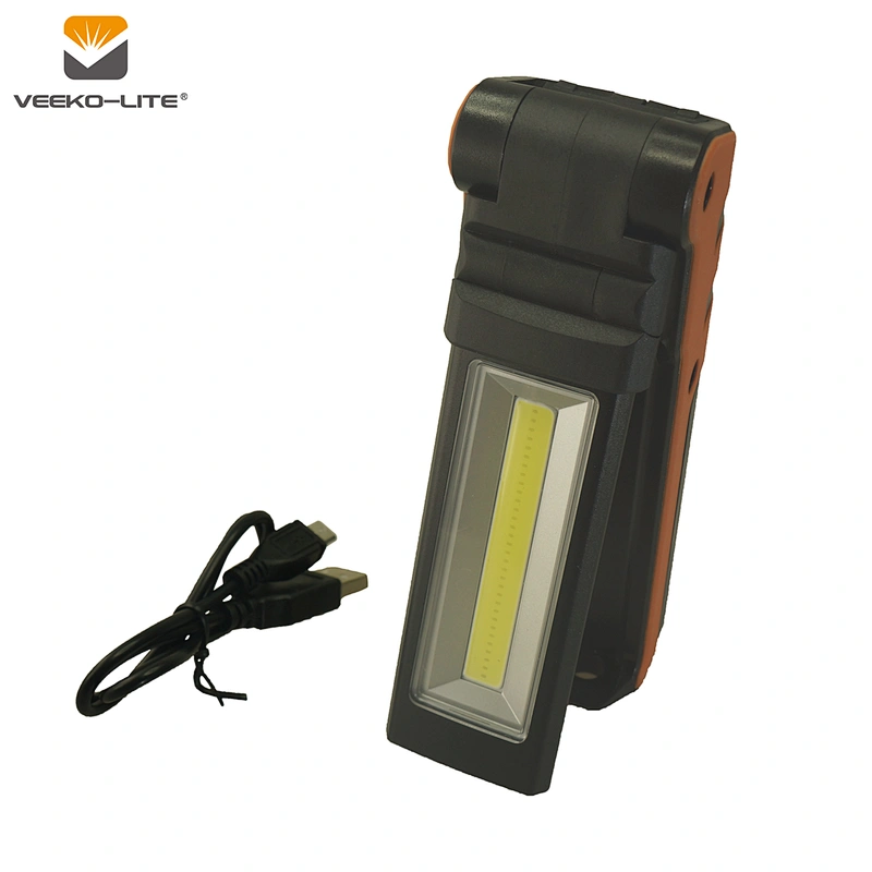 2018 3.7v2000mAh li-ion battery 5W COB flash light USB rechargeable worklinght lamp