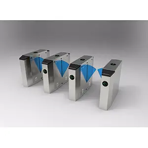 Factory direct OEM security system RFID facial racognition flap barrier turnstile gate