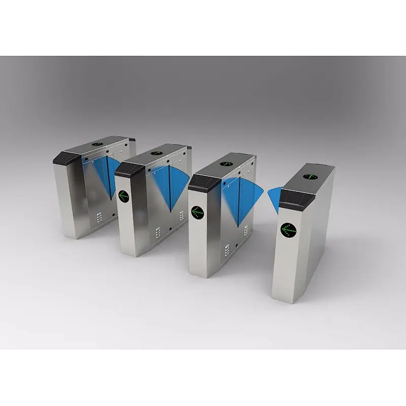 Factory direct OEM security system RFID facial racognition flap barrier turnstile gate