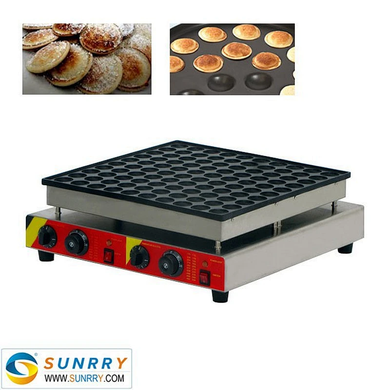 Commercial electric double plate poffertjes grill machine for 100 pcs mini poffertjes(SUNRRY SY-WM47D)