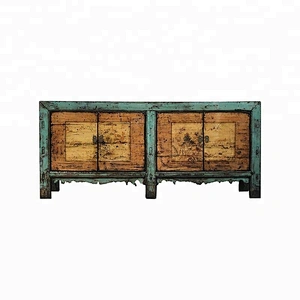 chinese old antique lacquered storage reclaimed sideboard furniture