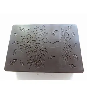 QT0054 square shape tree stamp handmade soap mold silicone chocolate mould przy
