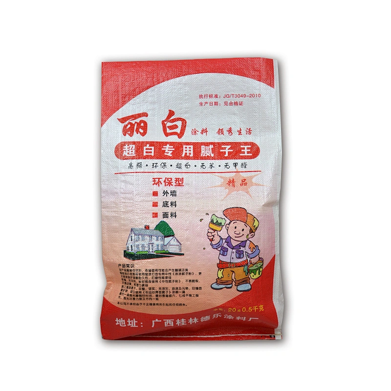 pp woven 20kg 25kg 50kg putty powder, cement packaging bags