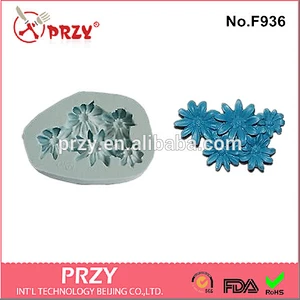Model F936 100% Food Grade Silicone Fondant Cake Decorating Mold