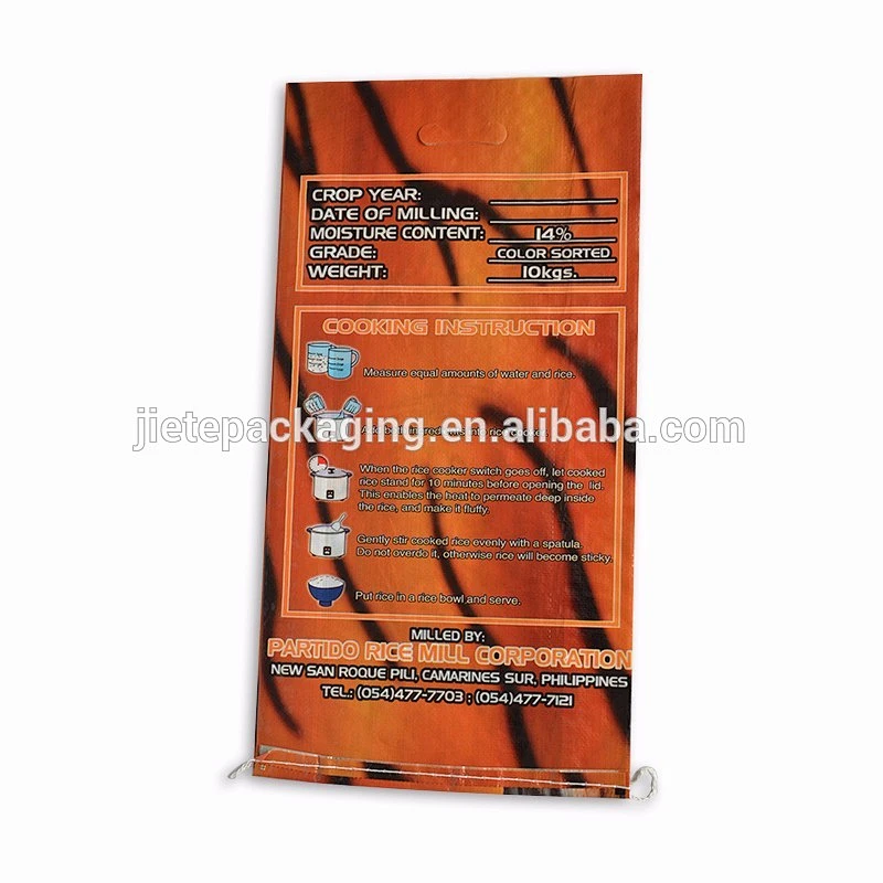 Video, Flower seed, rice pp woven sack bag handle pouch 10kg