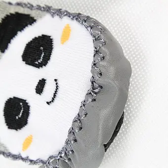 high quality silicone 3d knitting kids anti slip floor home animal baby socks