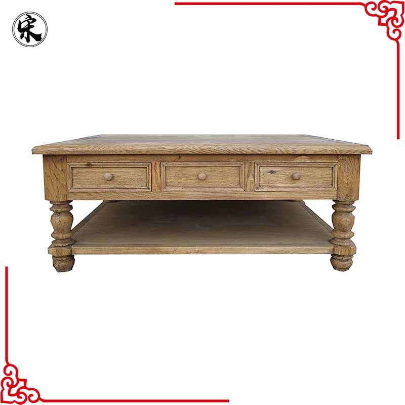 wholesale chinese antique reproduction furniture& handmade wood coffee table