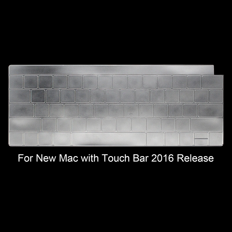 TPU transparent keyboard for macbook pro cover keyboard 13 15 Touch bar keyboard protector