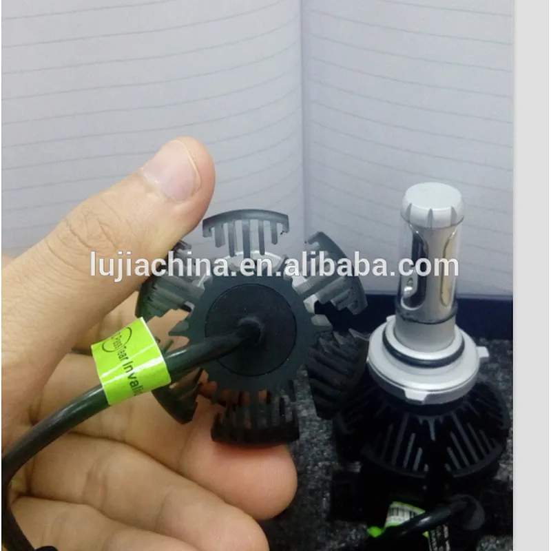 LUJIA Automobiles motorcycles 9005 HB3 9006 HB4 h4 h7 super bright 6000lm 3000K 6000K X3 car led headlight bulbs