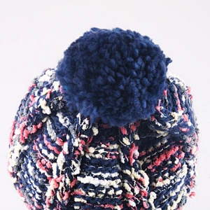 Winter Hat Knitted Beanies Wholesale Knit bling beanie hat camping hiking hat