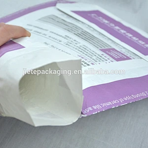 25kg valve open multilayer wall putty, waterproof slurry kraft paper bag