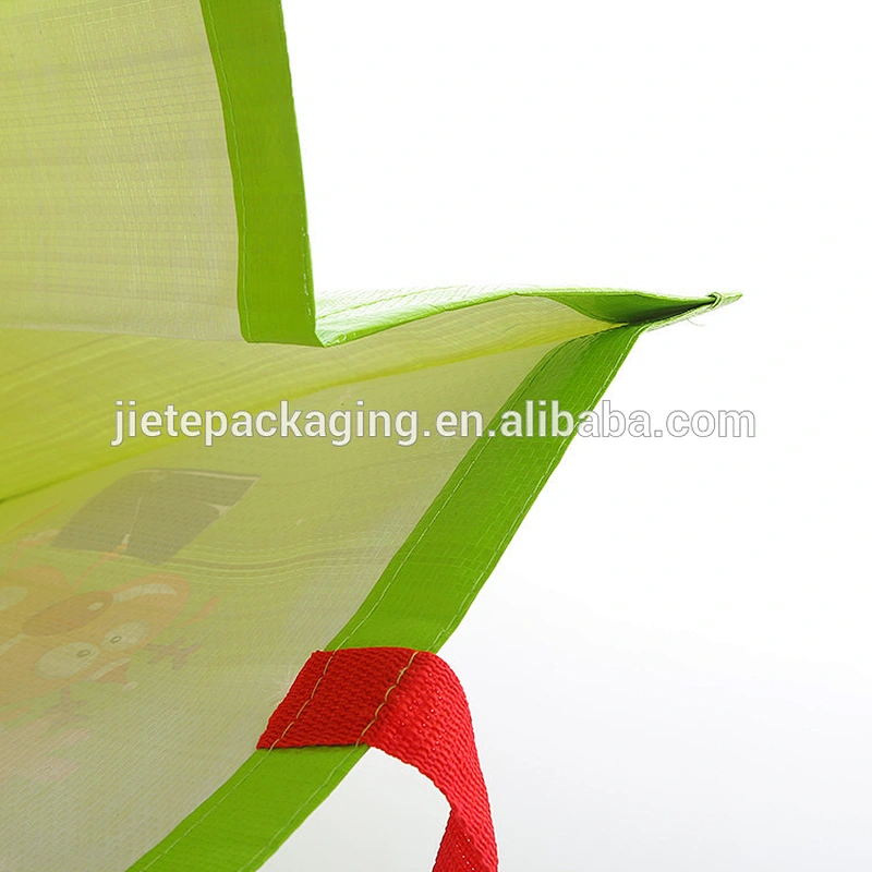 Wholesale reusable color printed shopping plastic pp woven bags