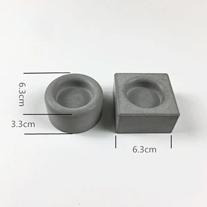 S9179 Round candlestick concrete molds home furniture silicone molds garden flower pot molds