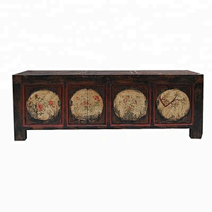 oriental distressed painted furniture for stores use