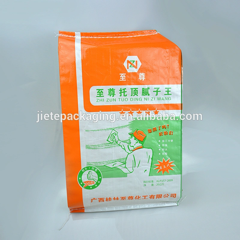 pp polypropylene woven valve bag for packaging lacquer putty, cement sacks