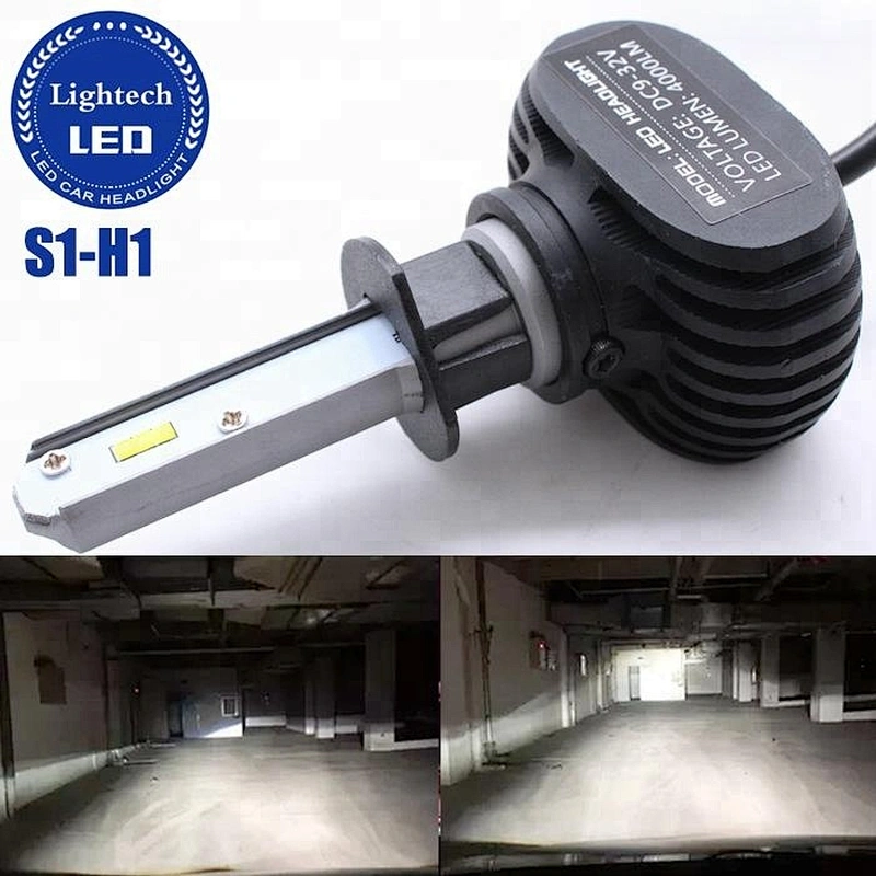 S1 Fanless auto car led light bulbs H1