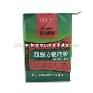 Multilayer kraft paper cement bag 25kg for wall putty powder,dry mortar and gypsum
