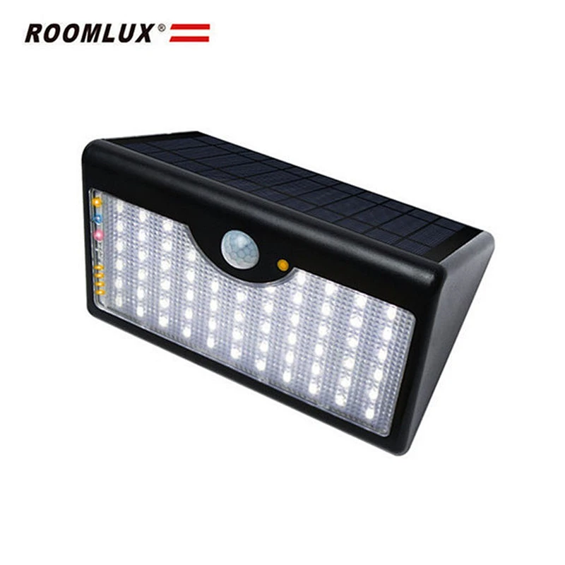 9W 3.2V  IP65 OUTDOOR PORTABLE 60 LED SOLAR SENSOR WALL LIGHT CE