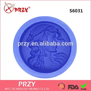 Supply PRZY New design Model S6031 handmade silicone soap mold