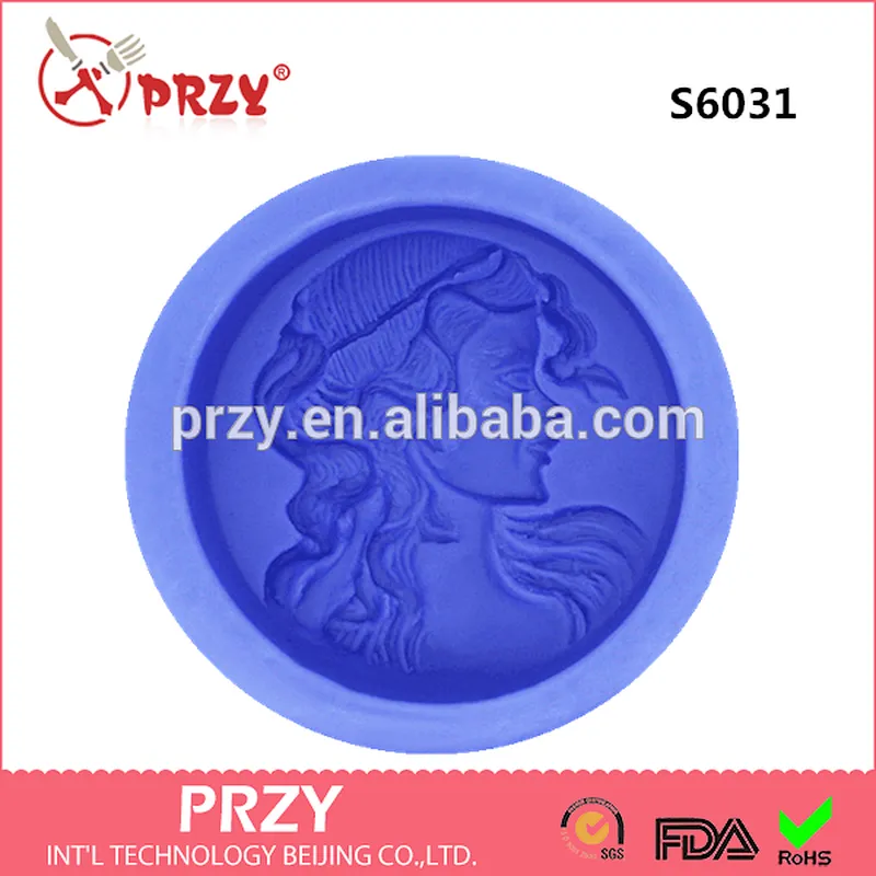 Supply PRZY New design Model S6031 handmade silicone soap mold