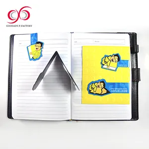 Customized cartoon print souvenir paper new magnetic bookmark set