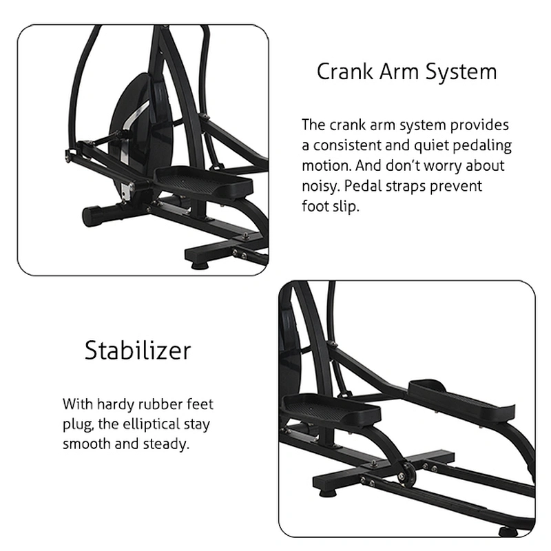 CF-917T Outdoor Elliptical Machine Cross Trainer Bike for Exercise