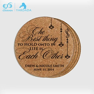 Wholesale cork costers cup coaster,custom printed beer coasters