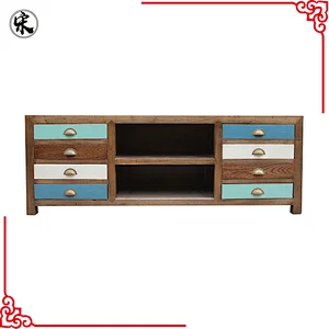vintage industrial storage furniture in stores