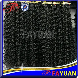 Beautiful style top grade unprocessed tight curly hair extensions