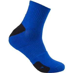 Cotton jacquard pile sport basketball socks