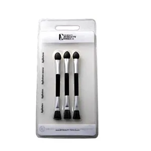 Wholesale beauty tools custom makeup brushes double head eyeshadow brush