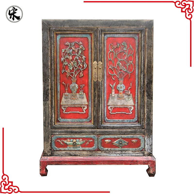 chinese antique storage old furniture for stores use
