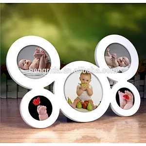 wood group baby photo frame