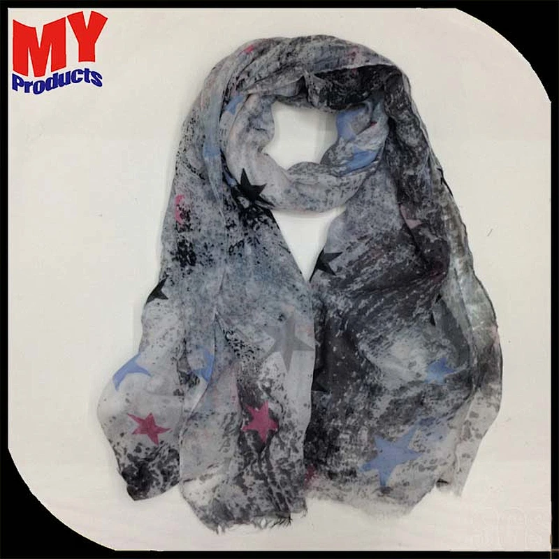 2018 Newest Custom Dacron Knitted Scarf