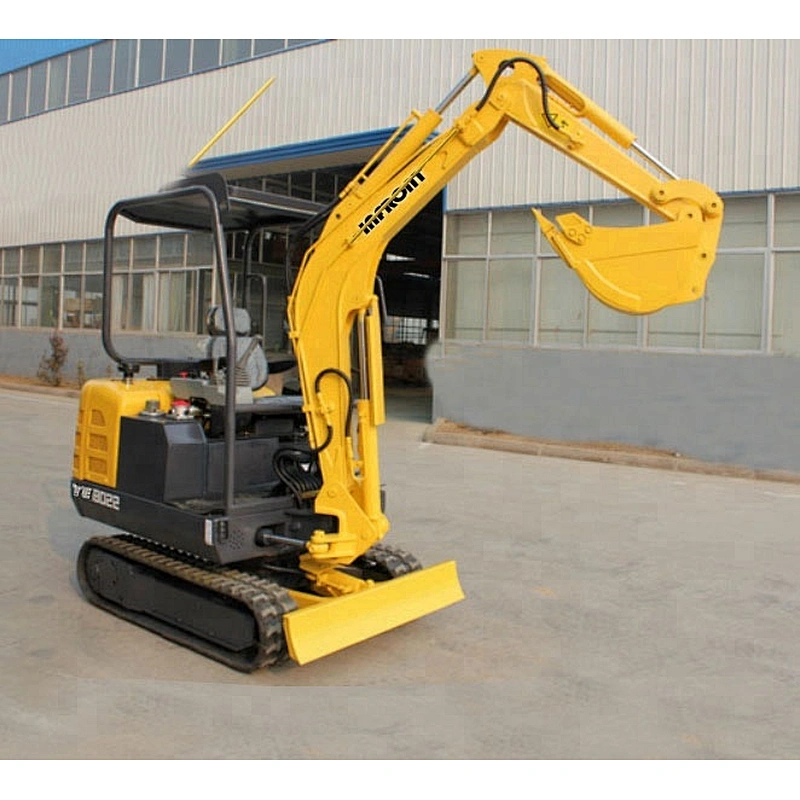 2.2 ton rubber track control valve hydraulic mini track excavator