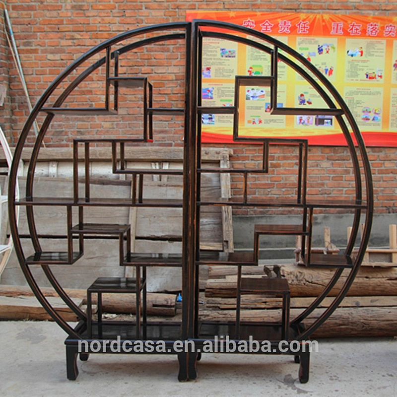 Chinese antique wooden bookcase