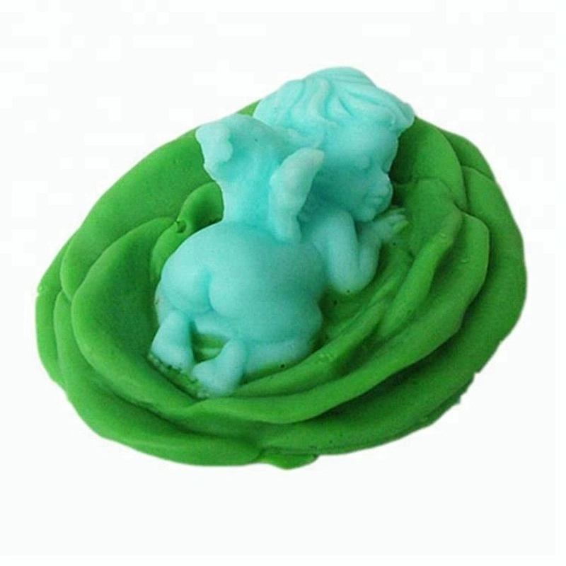 Sleeping angel baby silicone soap mold silica gel Candle Silicone Molds