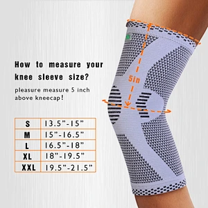 Cheapest Breathable Knee Sleeve Compression Knee Pad Hot Sale Knee Support on Amazon
