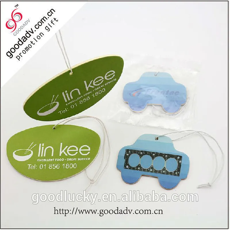 Car perfume hot sale paper car air freshener