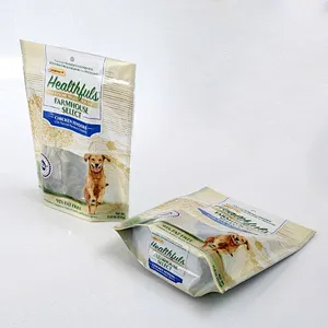Transparent PE color printing pet food packaging bag