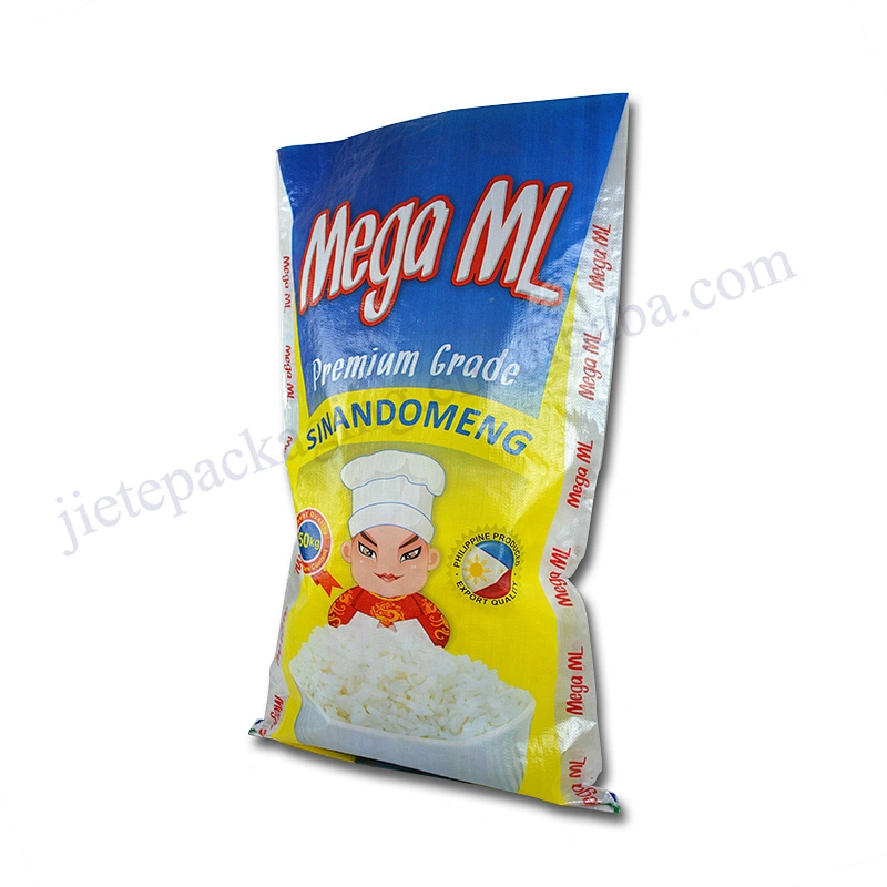 Cheap hot sale customized new material pp woven rice bag 50kg export to Philippines
