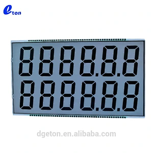 Monochrome positive segment custom TN lcd