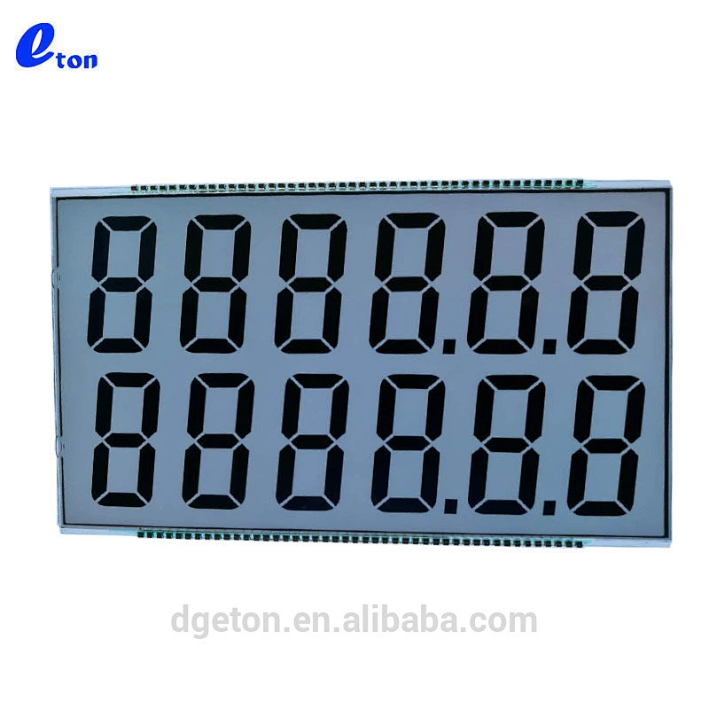 Monochrome positive segment custom TN lcd